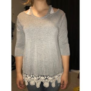 Grey boutique tunic